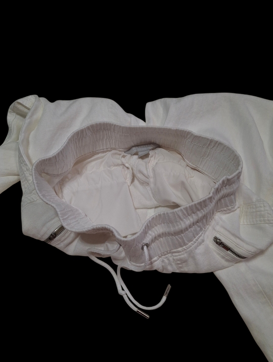 Athleta Cabo Linen Wide Leg Pull-On White Comfy Pants Style 447244  Women Size 6 - Picture 9 of 16